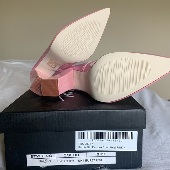 Nasty Gal SOLD OUT Barbie Girl Clear Court Heel - Picture 7 of 8